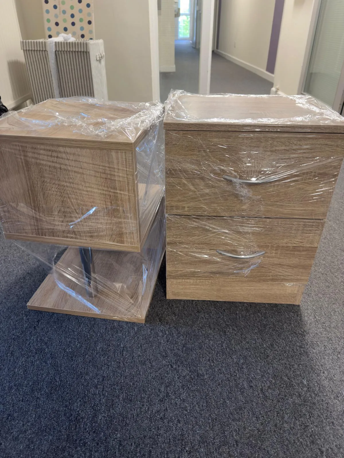 Boxes packed for a student move